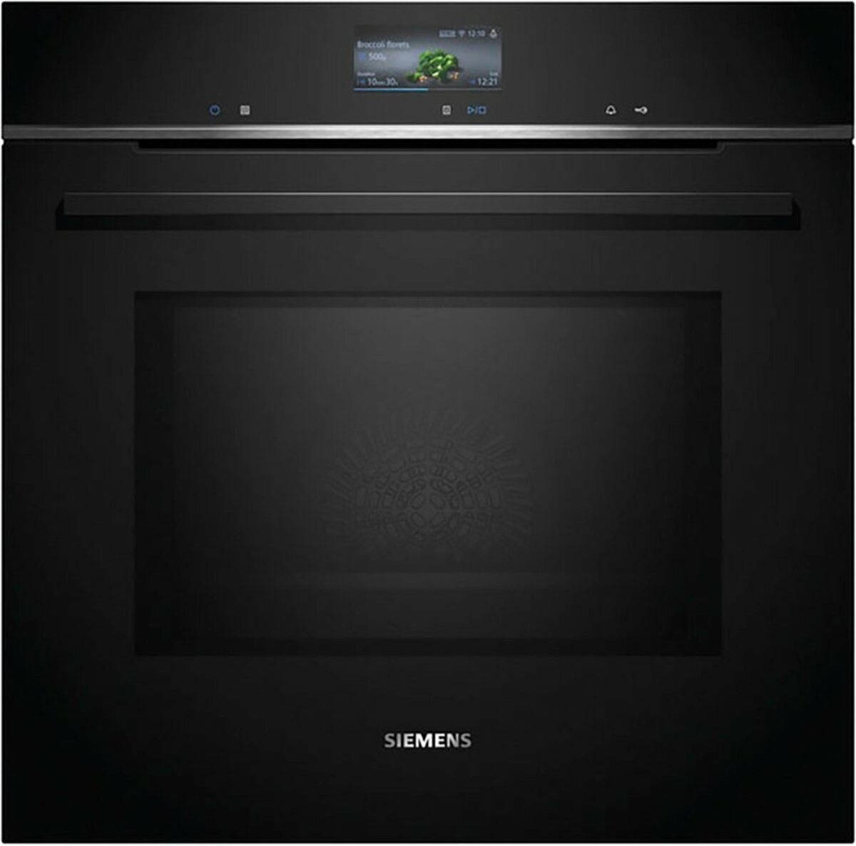 Bild 1 von SIEMENS Backofen mit Mikrowelle iQ700 HM736GAB1, mit 1-fach-Teleskopauszug, ecoClean