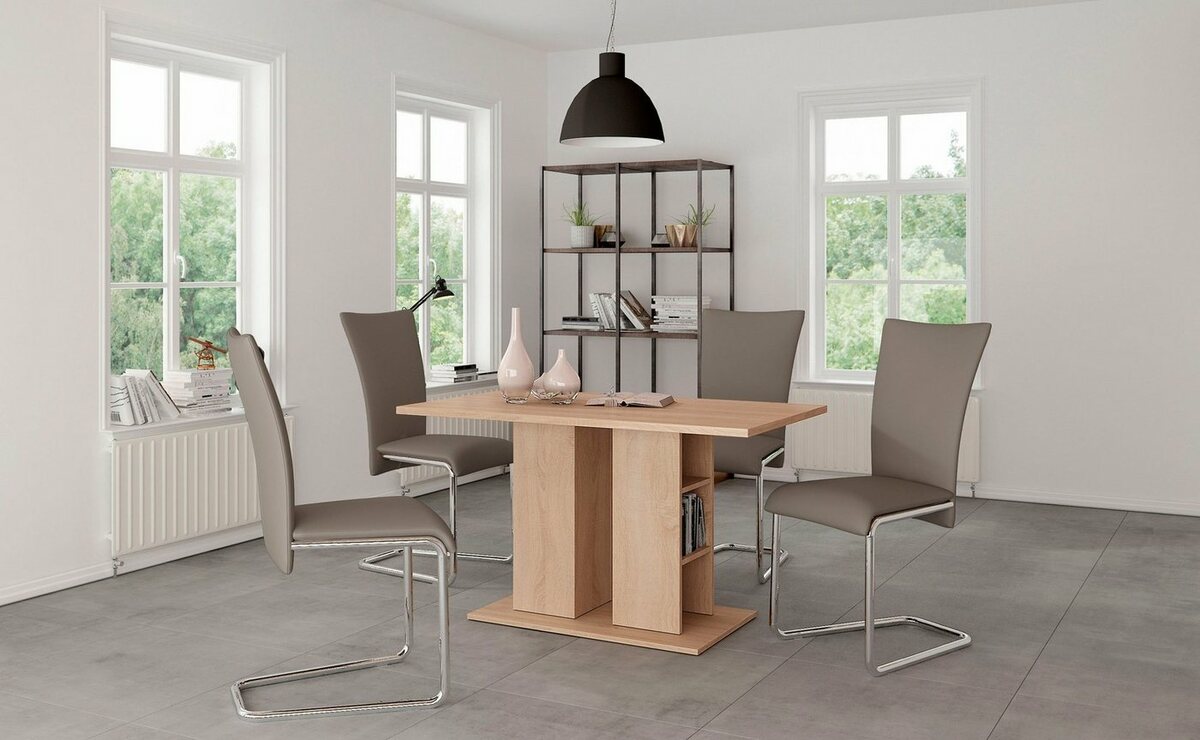 Bild 1 von Homexperts Essgruppe Mulan, (Set, 3-tlg., MULAN EG), Braun