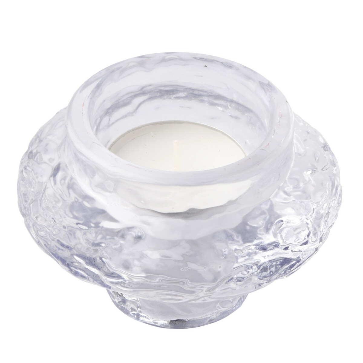 Bild 1 von Teelichthalter in Kristall-Optik HELLBLAU