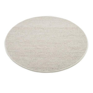 Linea Natura Handwebteppich, Grau, Textil, meliert, rund, für Fußbodenheizung geeignet, Teppiche & Böden, Teppiche, Naturteppiche