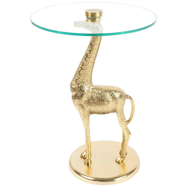 Bild 1 von Mid.you Beistelltisch, Gold, Metall, rund, 58x40x40 cm, Wohnzimmer, Wohnzimmertische, Beistelltische