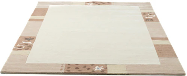 Bild 1 von THEKO Wollteppich »Royal Ganges«, rechteckig, reine Wolle, mit Bordüre, ideal im Wohnzimmer & Schlafzimmer