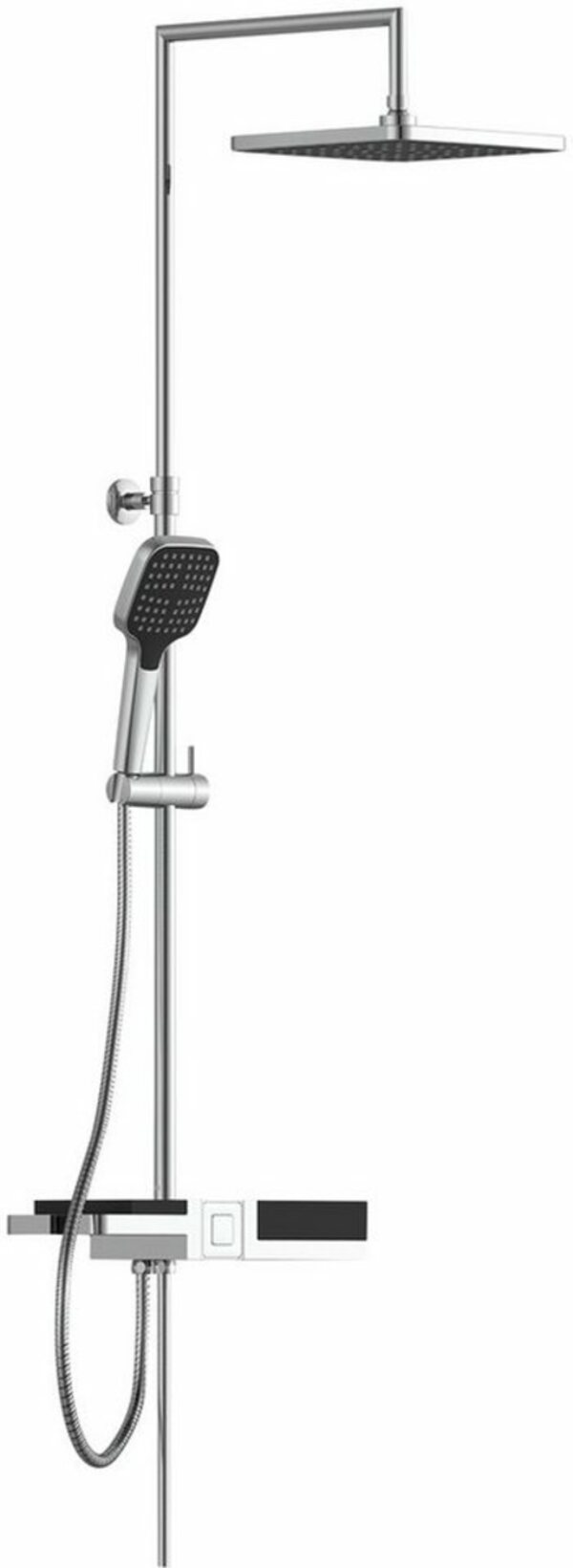 Bild 1 von Schütte Duschsystem BLUEPERL, Duschsystem mit Regendusche und modularem Ablagesystem, Duschbrause