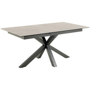 Mid.you Esstisch, Grau, Keramik, rechteckig, eckig, 90x76 cm, ausziehbar, Esszimmer, Tische, Esstische