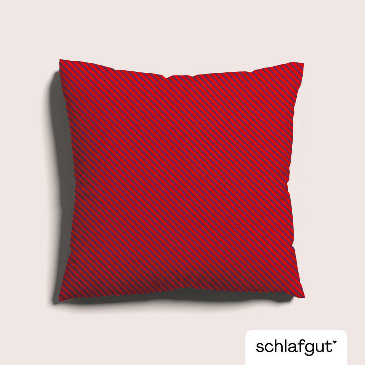 Bild 1 von Schlafgut Kopfkissenbezug Woven Satin Fade, Lila, Rot, Textil, Farbverlauf, 80 cm, Textiles Vertrauen - Oeko-Tex®, AZO-frei, Oeko-Tex® Standard 100, bügelleicht, bügelfrei, Schlafzimmer