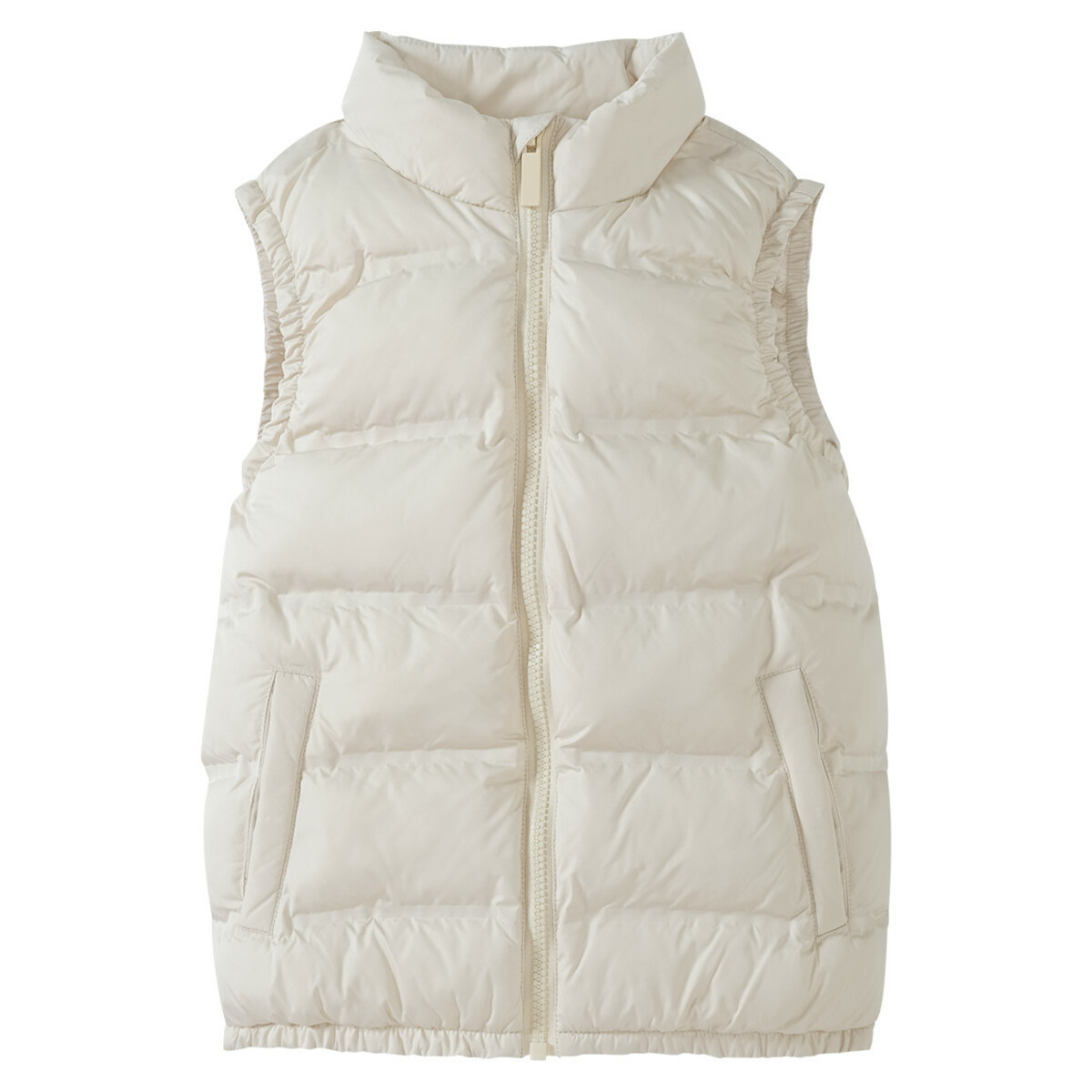 Bild 1 von Mädchen Steppweste mit kurzem Stehkragen CREMEWEISS