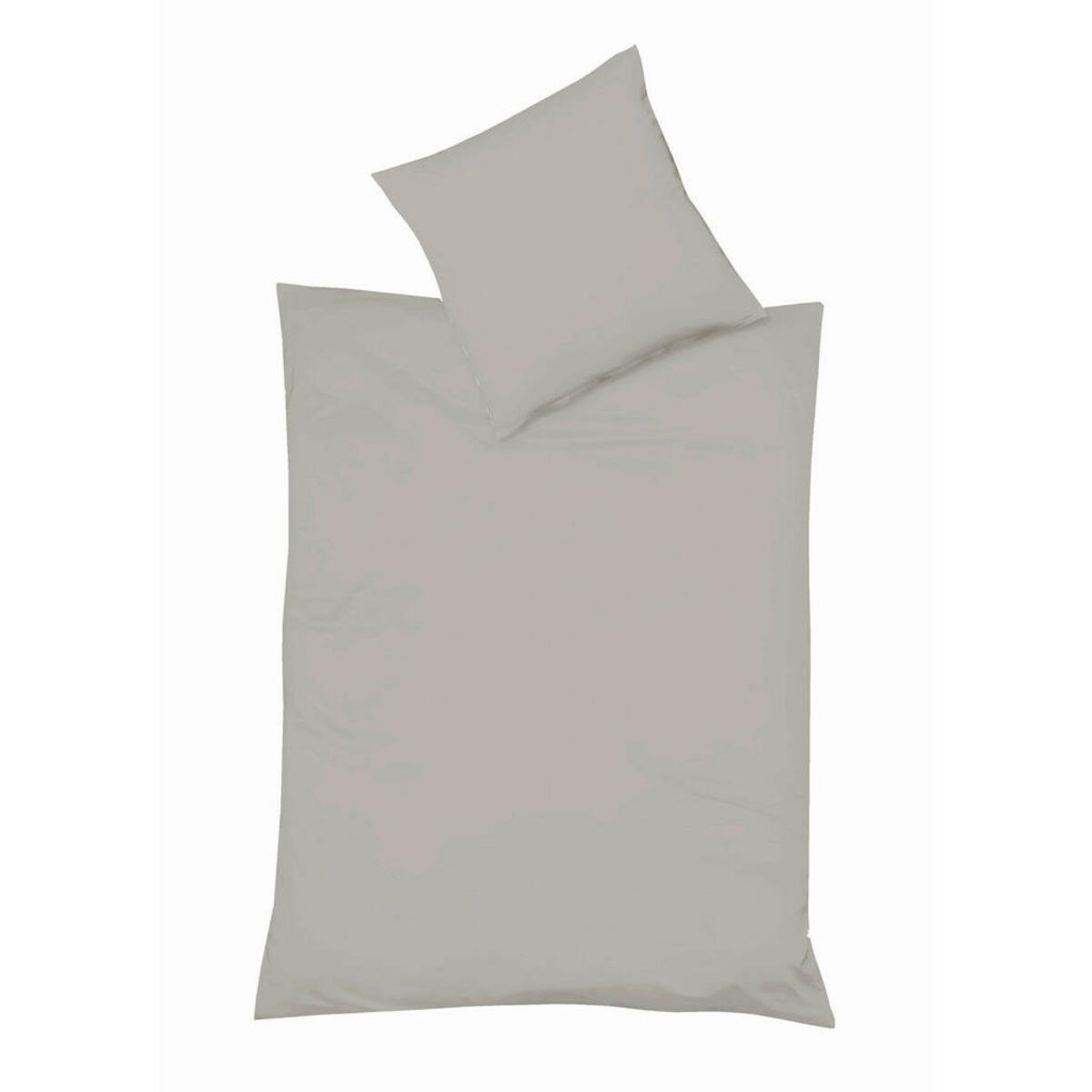 Bild 1 von Fleuresse Bettwäsche Provence, Grau, Textil, Uni, 155 cm, pflegeleicht, atmungsaktiv, hautfreundlich, bügelleicht, schadstoffgeprüft, Schlaftextilien, Bettwäsche, Bettwäsche