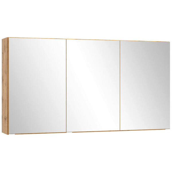 Bild 1 von Mid.you Spiegelschrank, Glas, 6 Fächer, 120x64x20 cm, Made in Germany, Badezimmer, Badmöbelsets & -serien, Badmöbel-Serien