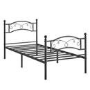 Bild 1 von Boxxx Metallbett, Schwarz, Metall, 90x190 cm, nicht verstellbar, Schlafzimmer, Betten, Einzelbetten
