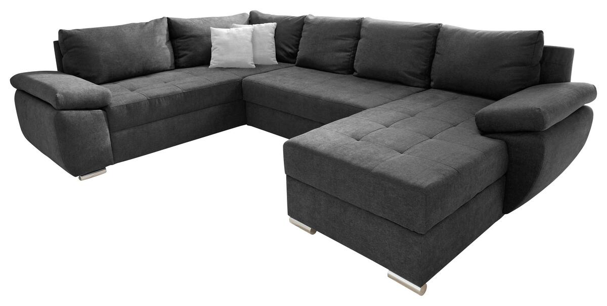 Bild 1 von Wohnlandschaft Terana Anthrazit Mikrofaser, Anthrazit