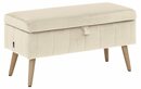 Bild 1 von INOSIGN Truhenbank Amira, mit Staufach, in 3 Bezugsqualitäten mit feiner Steppung, Beige