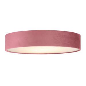 Deckenleuchte Drum, Pink, Metall, Kunststoff, Textil, 10 cm, Lampen & Leuchten, Leuchtenserien