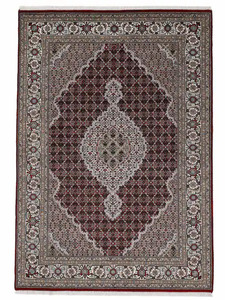 Woven Arts Orientteppich »Orientteppich Tabriz Mahi«, rechteckig, handgeknüpft, Wohnzimmer, reine Wolle