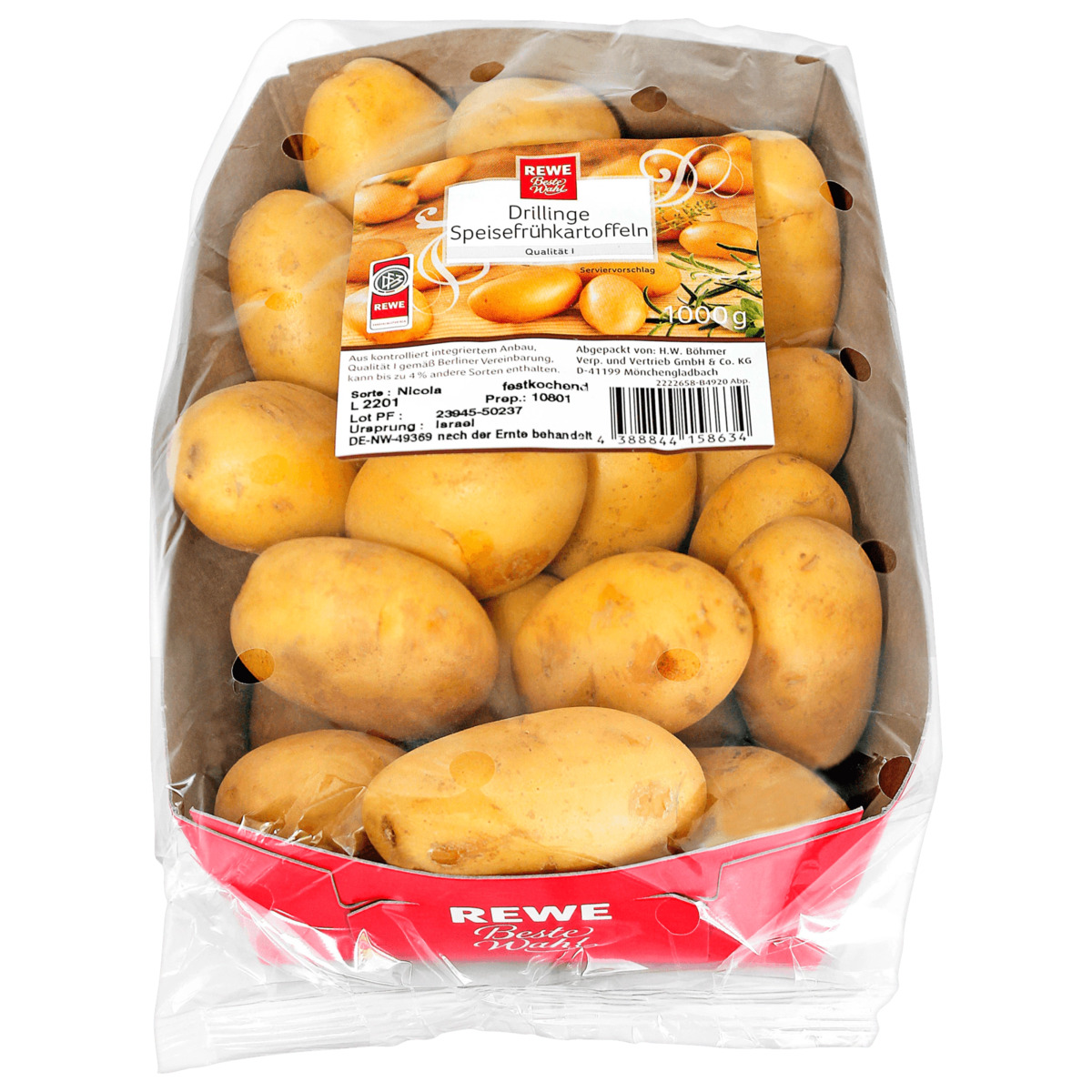 Kartoffeln Drillinge festkochend 1kg von REWE ansehen!