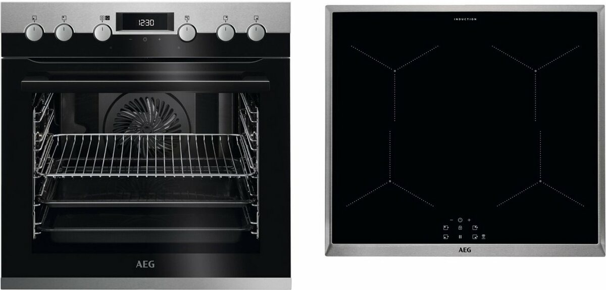 Bild 1 von AEG Induktions Herd-Set TEAMHH3, Aqua Clean, Öko-Timer