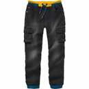 Bild 1 von Cargo-Hose Jeans-Optik, Regular Fit, Jungs Schwarz