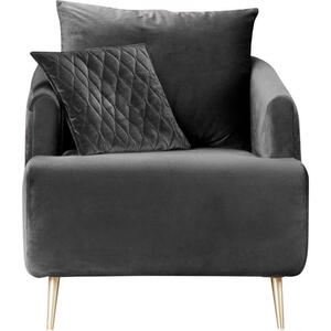 Mid.you Sessel, Grau, Textil, Füllung: Faserbällchen, Schaumstoffflocken,Faserbällchen, Schaumstoffflocken, 74x84x94 cm, Oeko-Tex® Standard 100, Wohnzimmer, Sessel, Polstersessel