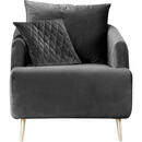 Bild 1 von Mid.you Sessel, Grau, Textil, Füllung: Faserbällchen, Schaumstoffflocken,Faserbällchen, Schaumstoffflocken, 74x84x94 cm, Oeko-Tex® Standard 100, Wohnzimmer, Sessel, Polstersessel