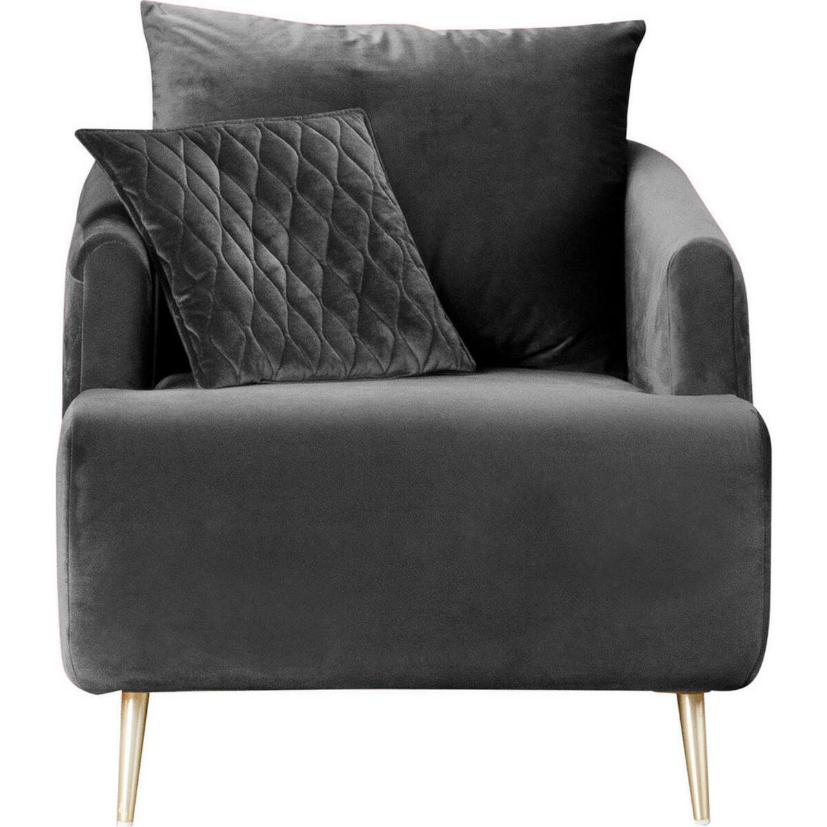 Bild 1 von Mid.you Sessel, Grau, Textil, Füllung: Faserbällchen, Schaumstoffflocken,Faserbällchen, Schaumstoffflocken, 74x84x94 cm, Oeko-Tex® Standard 100, Wohnzimmer, Sessel, Polstersessel