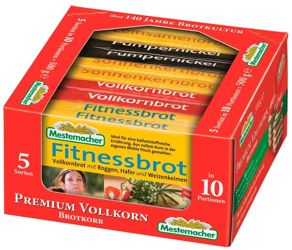 Bild 1 von Mestemacher Premium Vollkorn Brotkörbchen 500 g