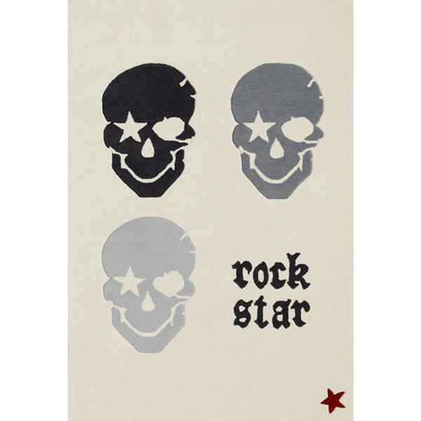 Bild 1 von Ben'n'jen Kinderteppich Rock Star, Beige, Textil, Naturmaterialien, rechteckig, 200 cm, Textiles Vertrauen - Oeko-Tex®, für Fußbodenheizung geeignet, Teppiche & Böden, Teppiche, Kinderteppiche