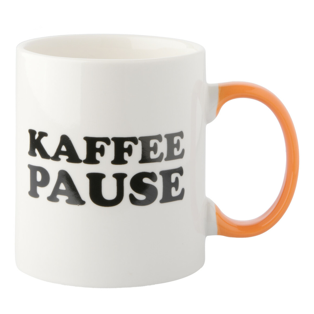 Bild 1 von Peanuts Tasse mit Henkel ORANGE / WEISS