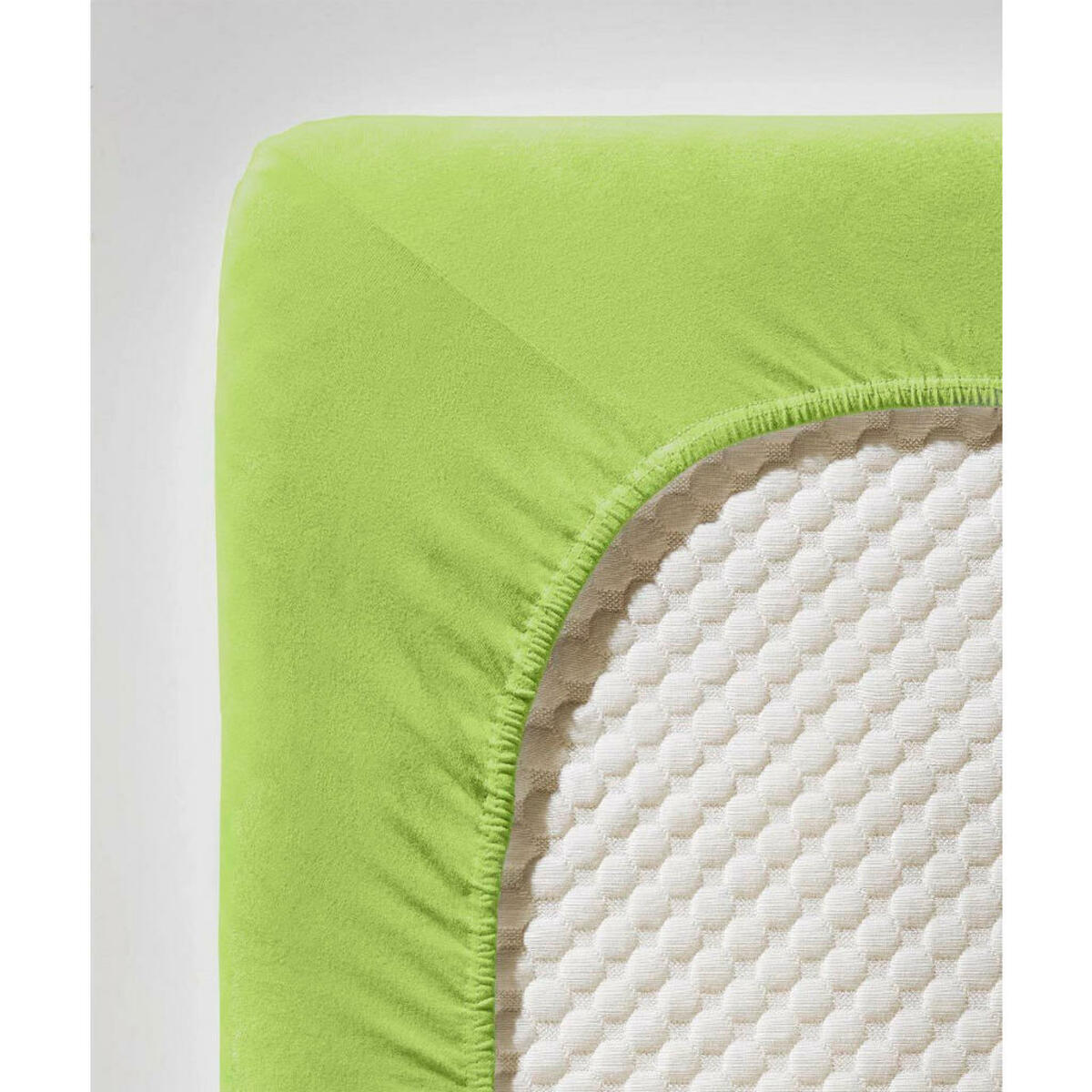 Bild 1 von Fleuresse Spannbetttuch Jenny C, Grün, Textil, 200 cm, bügelleicht, Schlaftextilien, Bettwäsche, Spannbettlaken