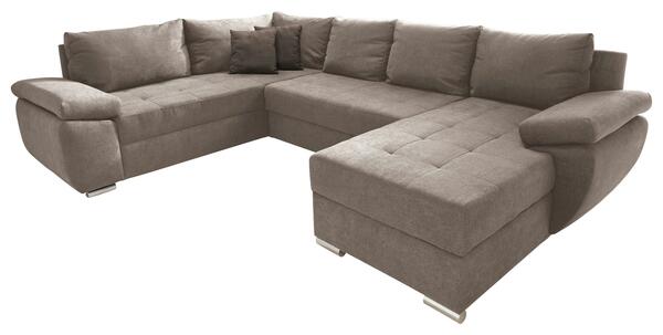 Bild 1 von Wohnlandschaft Terana Taupe Mikrofaser, Taupe