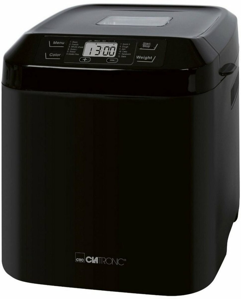 Bild 1 von CLATRONIC Brotbackautomat BBA 3774, 12 Programme, 550 W, Cool Touch Gehäuse