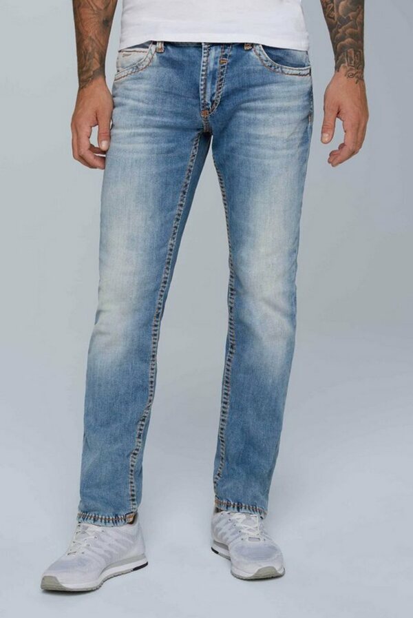 Bild 1 von CAMP DAVID Regular-fit-Jeans mit breiten Nähten