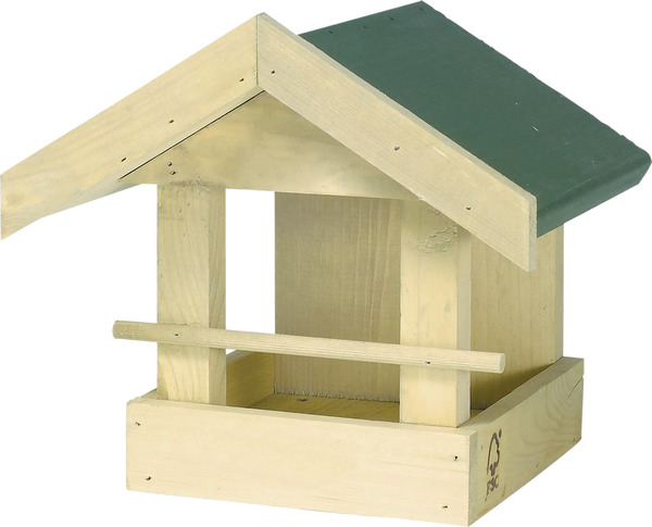 Bild 1 von CJ Wildlife Futterhaus Memphis natur/grün LxBxH: 23,5x20x21,2 cm