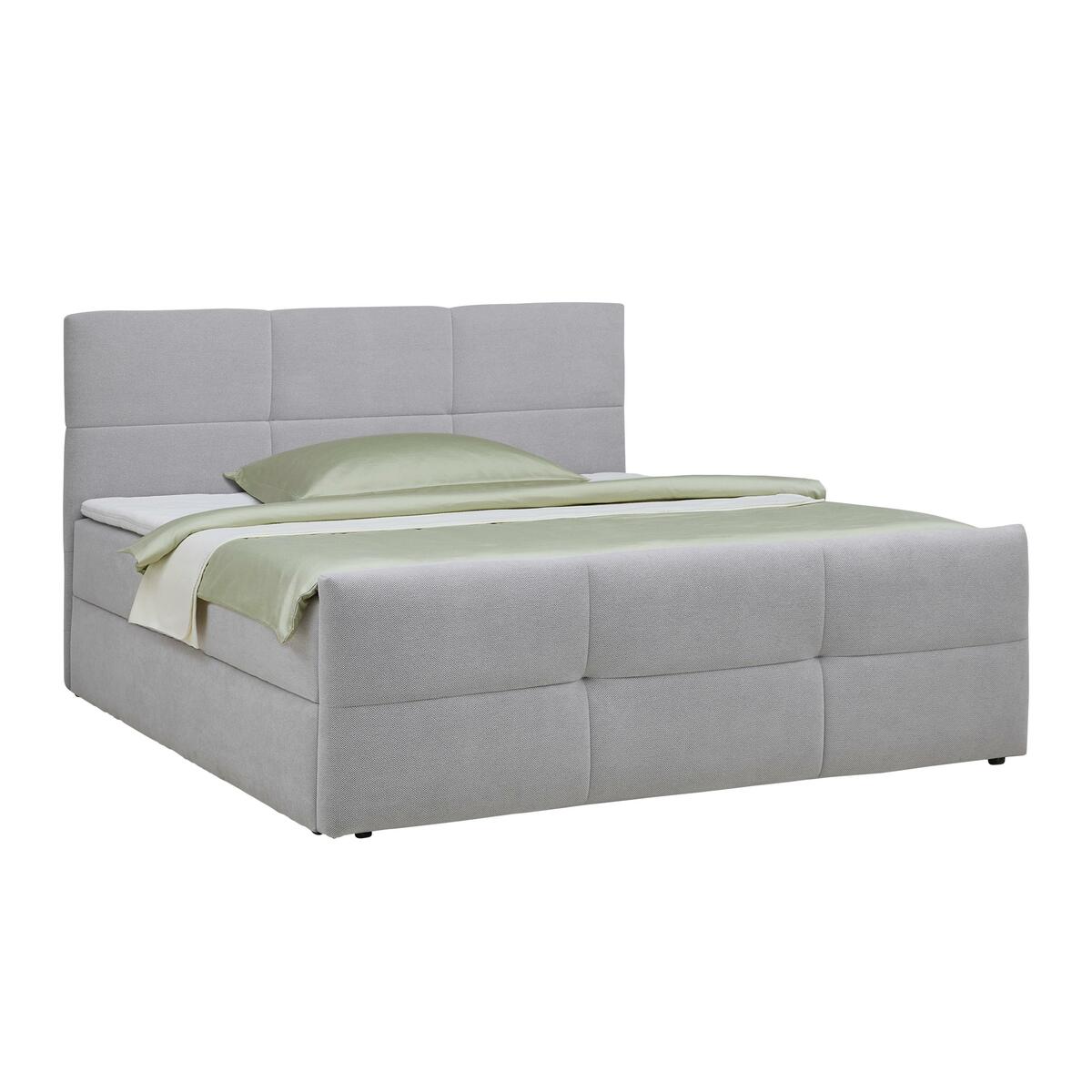 Bild 1 von Boxbett Amalfi in Hellgrau ca. 160x200cm, Hellgrau