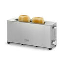 Bild 1 von Caso Design Toaster, Edelstahl, 40x18.5x11.5 cm, CE, Brötchenaufsatz, Auftaufunktion, Aufwärmfunktion, Küchengeräte, Toaster