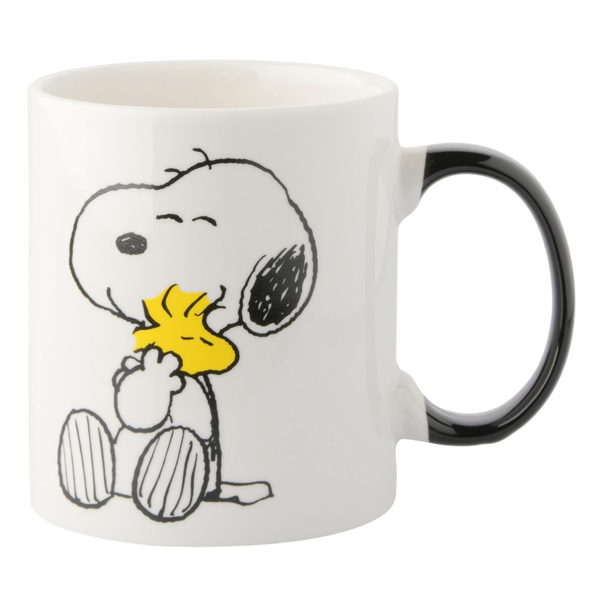 Bild 1 von Peanuts Tasse mit Henkel WEISS / SCHWARZ