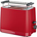 Bild 1 von BOSCH Toaster MyMoment TAT3M124, 2 Schlitze, für 2 Scheiben, 950 W, entnehmbarer Brötchenaufsatz, Auftaufunktion, Brotzentrierung, AutoOff