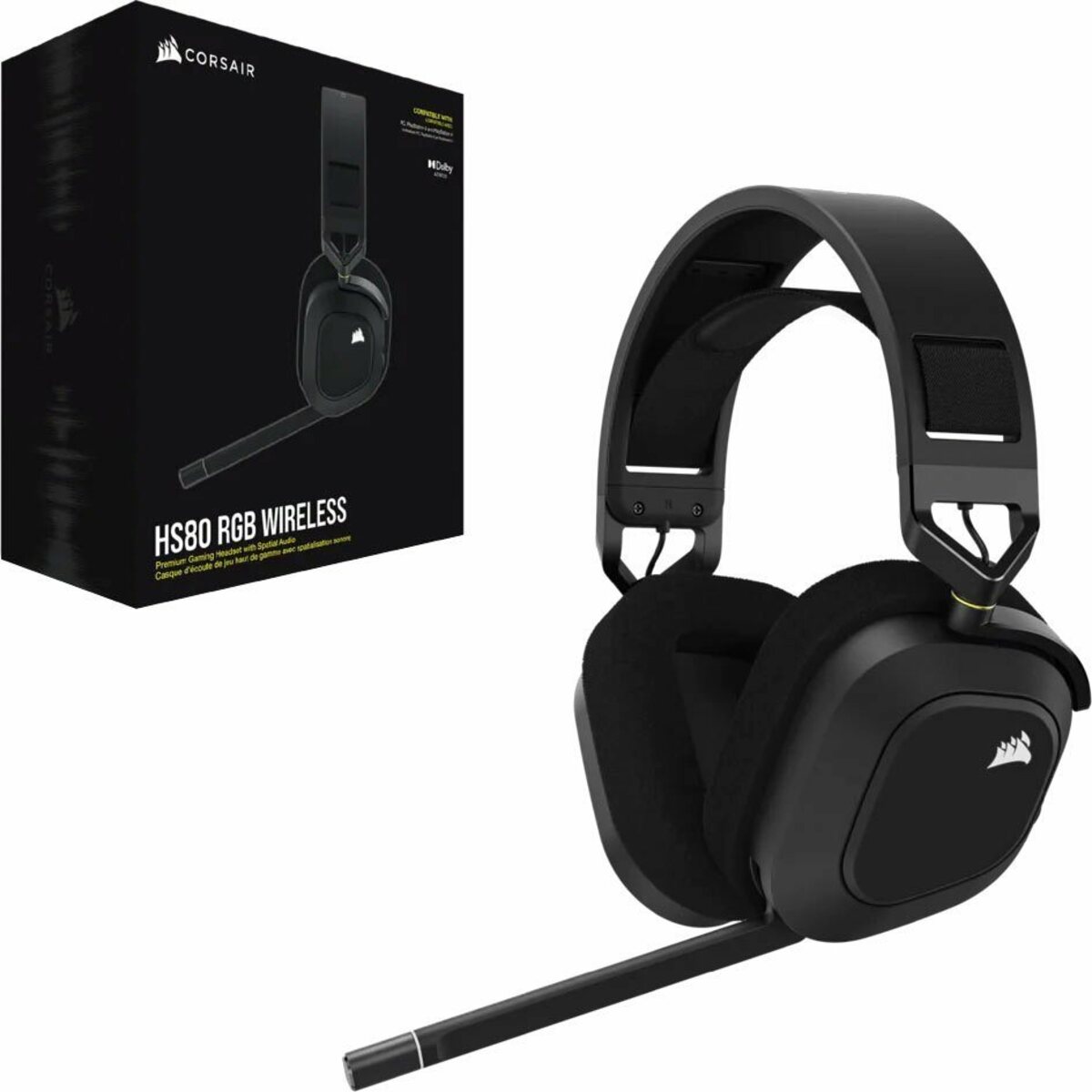 Bild 1 von Corsair HS80 Over-Ear-Kopfhörer (WLAN (WiFi)