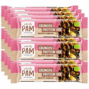 Naturally Pam BIO Crunchy Protein Bar Nutty Choco, 12er Pack