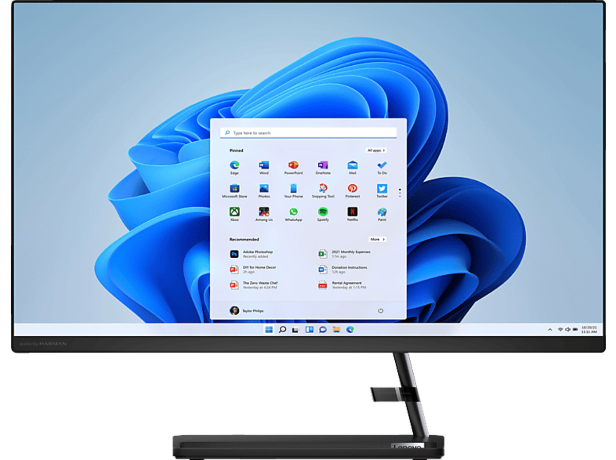 Bild 1 von LENOVO IdeaCentre AIO 3i, All-In-One PC, mit 27 Zoll Display, Intel® Core™ i7 Prozessor, 16 GB RAM, 1 TB SSD, Intel®, UHD Graphics, Schwarz Windows 11 Home (64 Bit)
