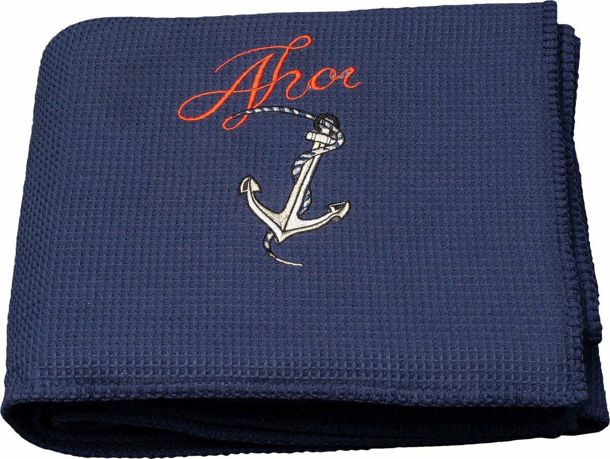 Bild 1 von Tagesdecke La Diva Piqué Ahoi, Kneer, aus Waffelpiqué, auch als Strandtuch einsetzbar