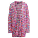 Bild 1 von Damen Strickjacke mit Effektgarn PINK / BUNT