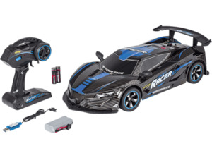 CARSON 1:10 Night Racer 2.0 2.4G 100% RTR blau R/C Spielzeugauto, Mehrfarbig