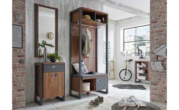 Bild 1 von Garderobe  Detif ¦ braun ¦ Maße (cm): B: 155 H: 45 Flur- & Dielenmöbel > Garderoben Sets - Sconto