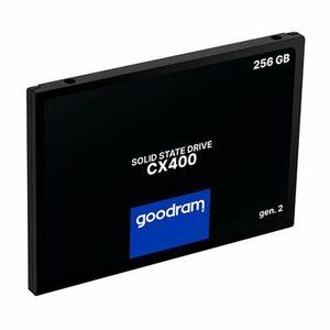 Goodram CX400 interne SSD (256 GB) 2,5 550 MB/S Lesegeschwindigkeit, 480 MB/S Schreibgeschwindigkeit, Gen. 2, SATA III"
