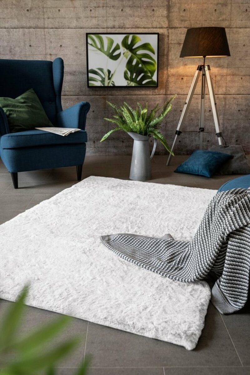 Bild 1 von Fellteppich Novara, LUXOR living, rechteckig, Höhe: 30 mm, Kunstfell, Kaninchenfell-Haptik, besonders weicher Hochflor