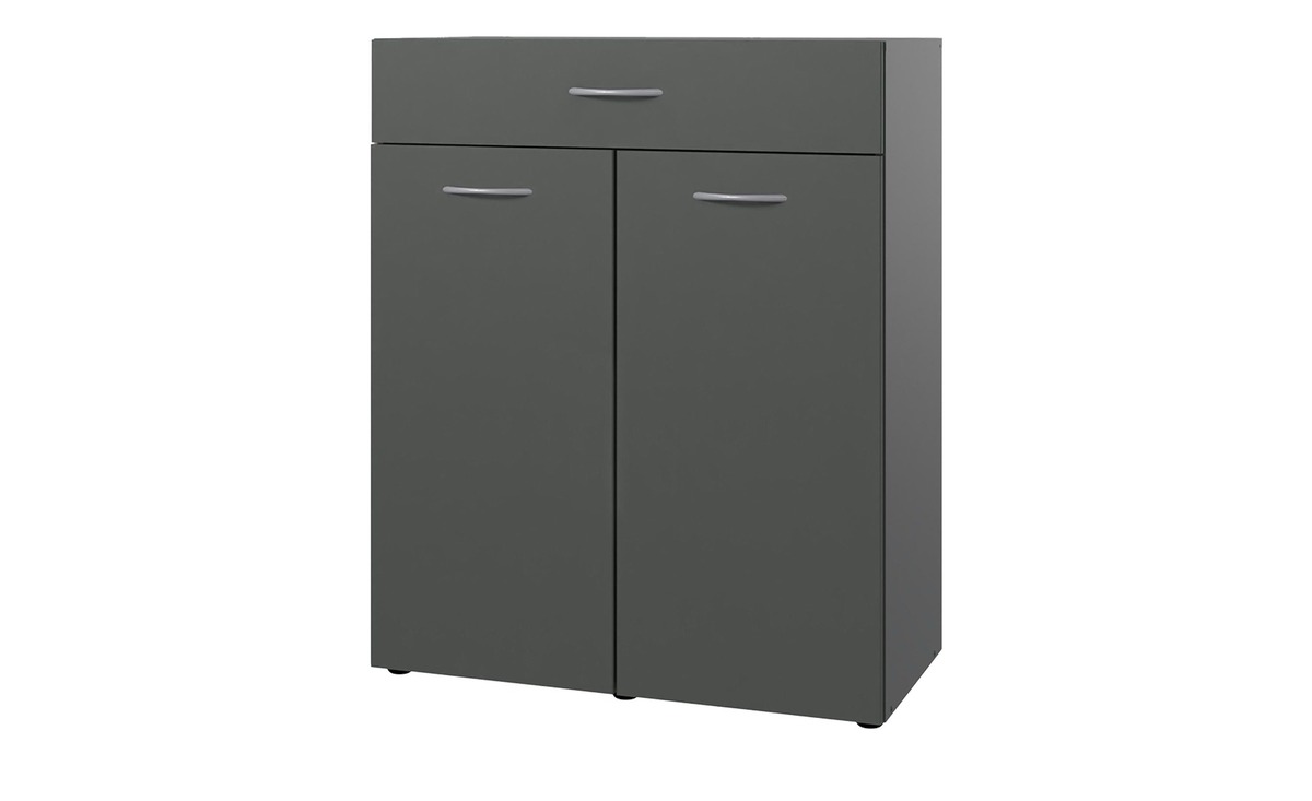 Bild 1 von Kommode mit Wäschebox  Multischrank-System ¦ grau ¦ Maße (cm): B: 80 H: 98 T: 40 Kommoden & Sideboards > Kommoden - Sconto