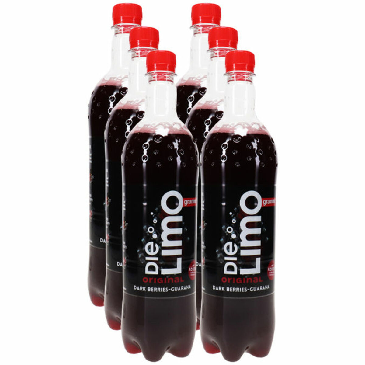 Bild 1 von granini Limo Dark Berries Guarana, 6er Pack (EINWEG) zzgl. Pfand