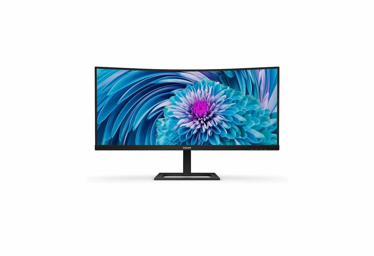 Bild 1 von Philips 346E2CUAE Curved-Gaming-Monitor (86,36 cm/34 , 3440 x 1440 px, 1 ms Reaktionszeit, 100 Hz, VA LCD)"