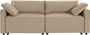 Bild 1 von INOSIGN 2-Sitzer Marva 2tlg., beide Elemente ausziehbar für Bettfunktion, mit Bettkasten, Beige
