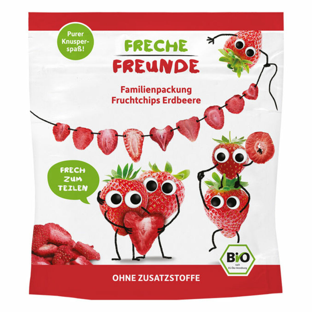Bild 1 von Freche Freunde BIO Fruchtchips Erdbeere