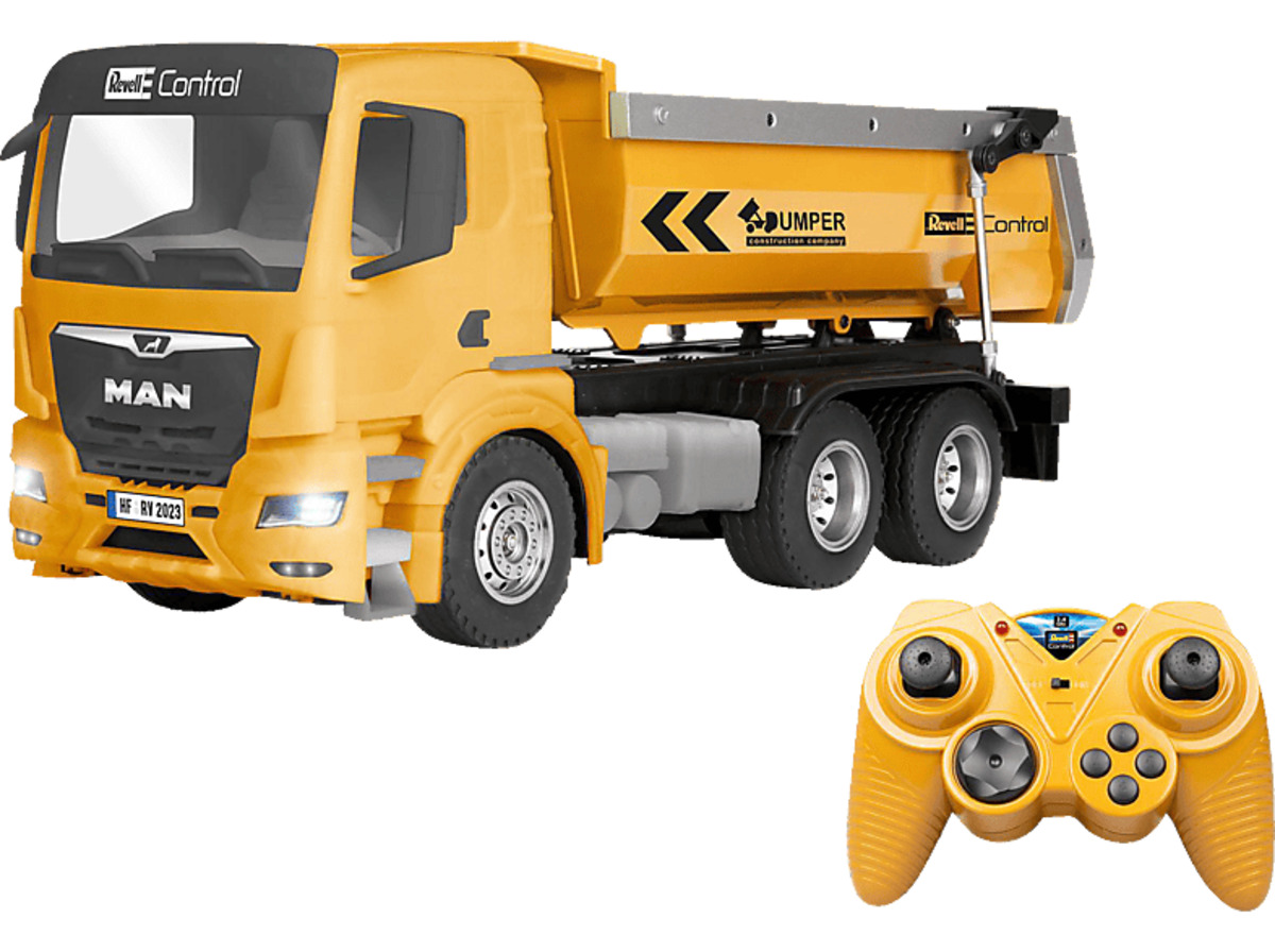 Bild 1 von REVELL 24454 RC Dumper Truck MAN TGS 33.510 6X4 BB CH R/C Spielzeugauto, Gelb